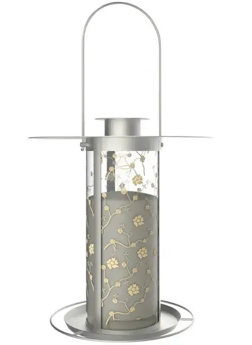 Perky-Pet LTS01 Wild Bird Solar Light Bird Feeder 3.5 Lbs Seed Capacity