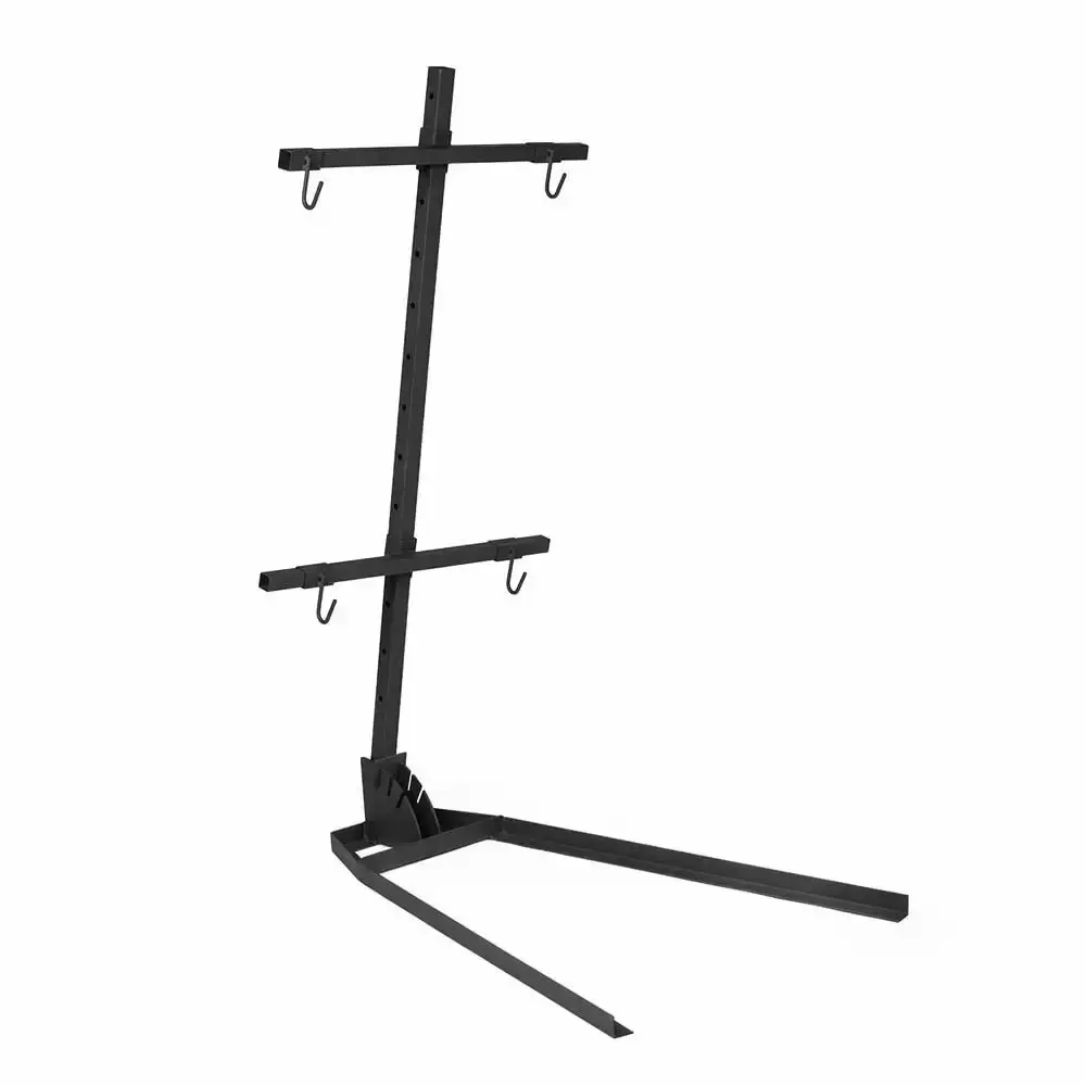 Ash & Ember Asado Cross Adjustable Base 61 x 28 Inch Patagonian BBQ 150 LB Capacity Whole Animal Stand