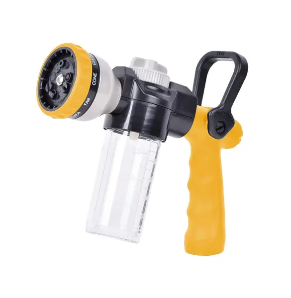 Landscapers Select C7508 Spray Nozzle Silver and Yellow Garden Hose