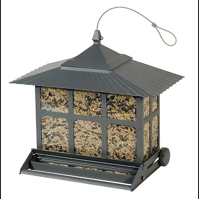 Perky-Pet 351 Birdscapes Squirrel-Be-Gone II Feeder 12 Lbs Seed Capacity