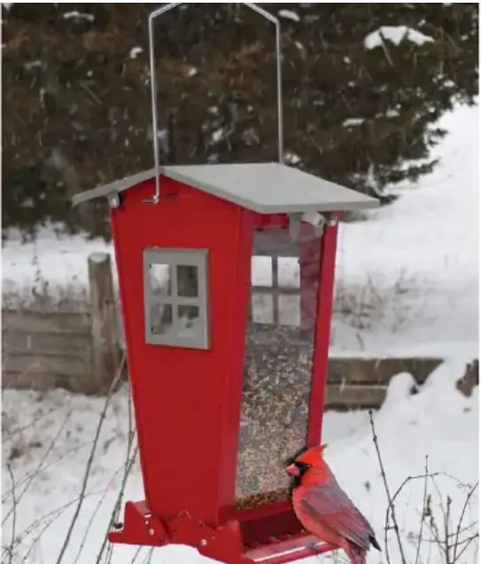 WoodLink Audubon Snack Shack Squirrel-Resistant Bird Feeder