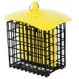 Double-Suet Basket Holder Metal Assorted Colors Bird Feeding Audubon