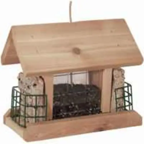 Heath 655 Gatehouse Suet-n-Seed Bird Feeder Holds 3 Lbs