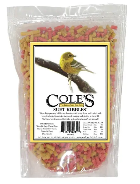 Cole's SKSU Suet Kibbles Bird Seed Small High Energy Suet Birds