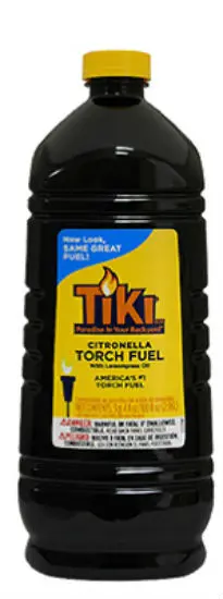 Tiki 1216006 Citronella Torch Fuel 100 Oz Effective Mosquito Repellent Outdoor Use
