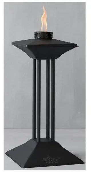 Tiki 1117143 Cordoba Patio Torch Black Outdoor Decorative Lighting