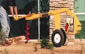 11 HP 1-Man Towable Hydraulic Auger Landscaping and Fencing Country True Value