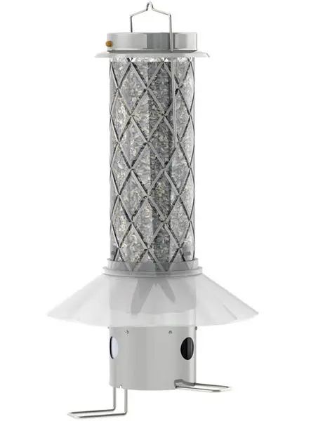 Perky-Pet SGB007 Wild Bird Squirrel Resistant Tube Bird Feeder 2 Ports