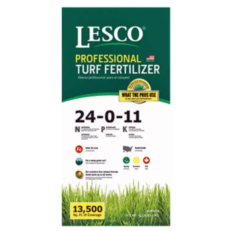 Lesco Professional Turf Fertilizer 24-0-11 50 Lbs