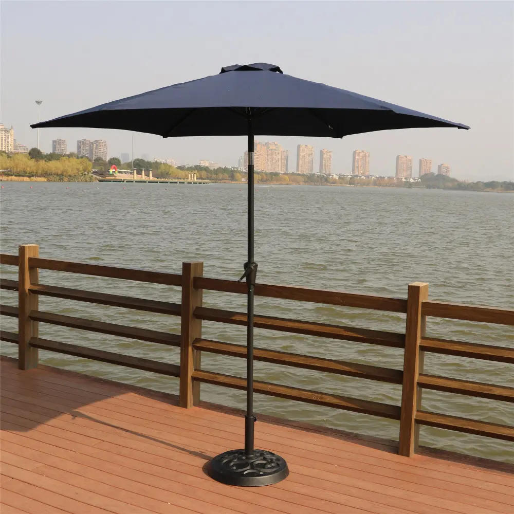 8.8 Feet Outdoor Aluminum Patio Umbrella Market Umbrella gathercraft
