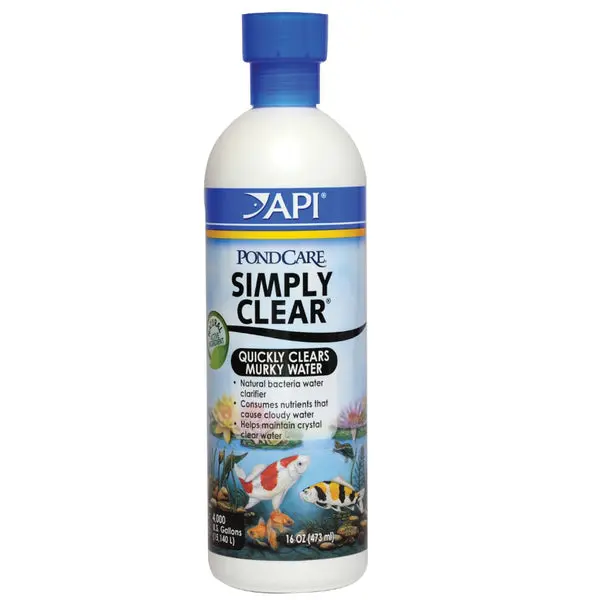 API 248B Pond Simply Clear Fast Acting Bacterial Pond Clarifier 16 Oz Clean Water