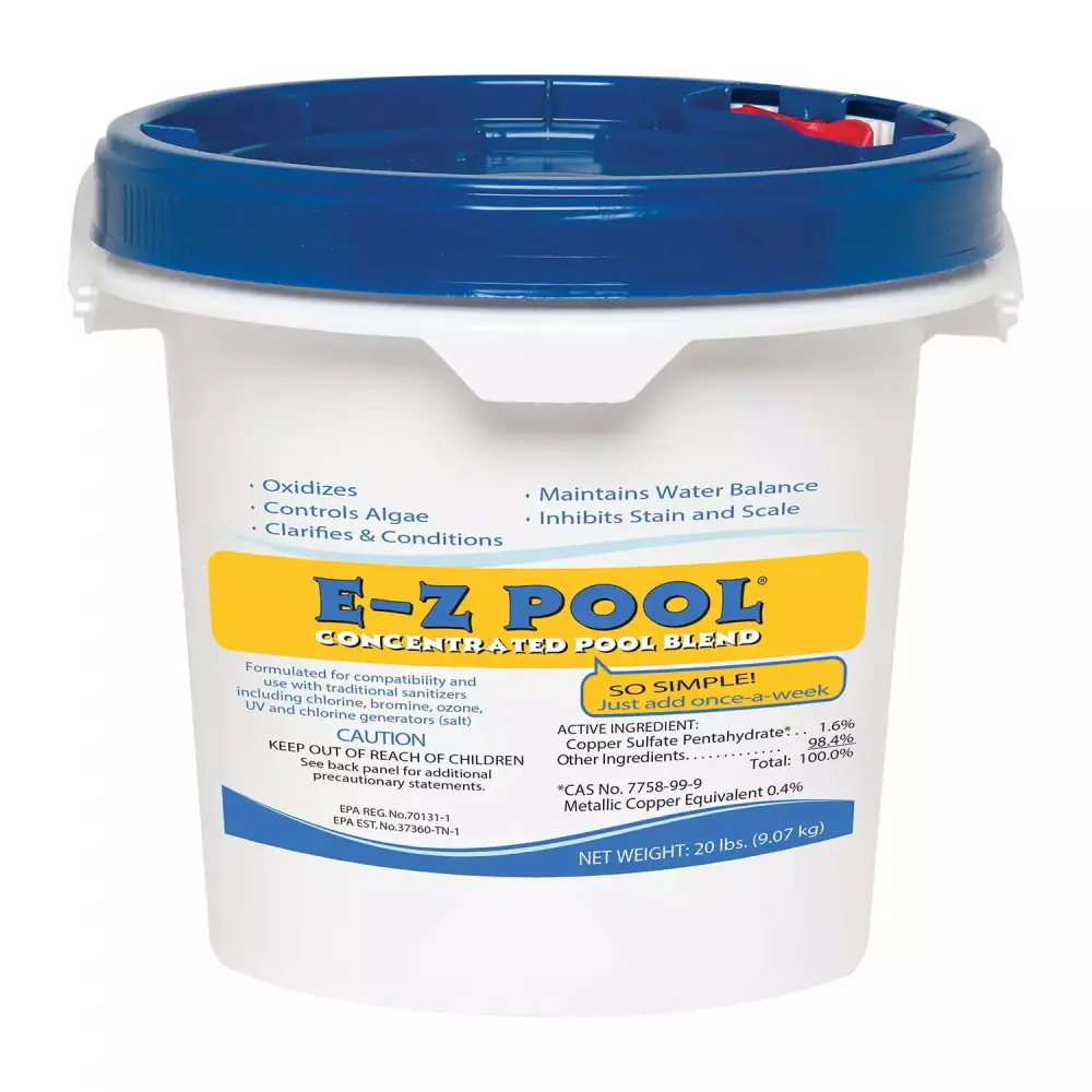 E-Z Pool Weekly All 1 Concentrated Pool Care Solution Blend 20 Pound Bucket Easy Maintenance API