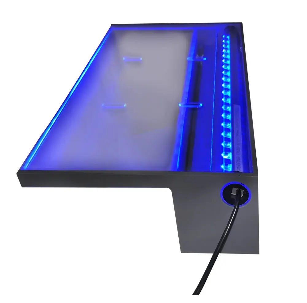 Pondmaster 03755 LED Lighted Waterfall Spillway 12 Inch 12 Volt Decorative Ponds