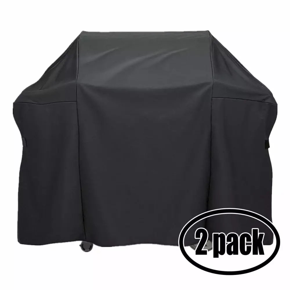 2-Pack Heavy Duty Waterproof Grill Cover Replacement Weber 45010001 - 51x17.8x42 Inches UpStart Components