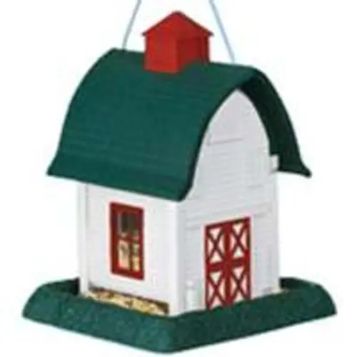 North States 9087 Wild Bird Feeder 5 Lbs White Barn Attracting Birds