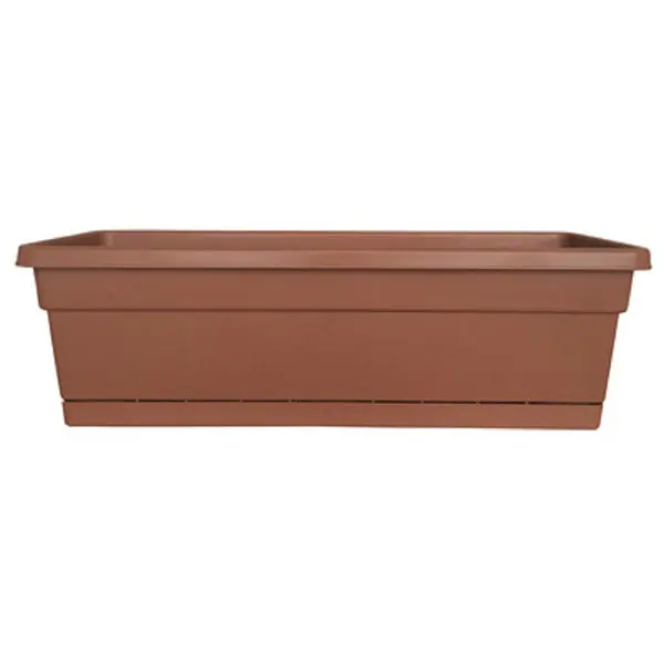 ATT Southern Window Box Planter 30 Inch Decorative Outdoor Flower Box