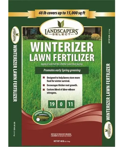TurfCare 902734 Landscapers Select Lawn Winterizer Fertilizer 19-0-11 48 lbs